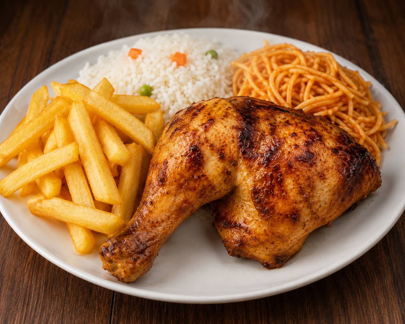 Pollo al spiedo- cuarto pierna